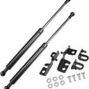 2 Pcs Front Hood Lift Supports Struts Shocks Gas Spring for Mazda MX-5 ND MX5 Miata Roadster 2015-2023 Black Replace Parts