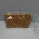 ZTUJO Purse Organizer Insert, Felt Bag Organizer with Metal Zipper, Handbag & Tote Shaper, For Speedy Neverfull Tote, 7 Sizes (Medium, Light Coffee)