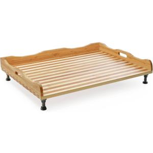 Bamboo Cutting Boards - Prosumers Choice Camper Stovetop Cover with Handles & Legs - Kitchen Chopping Board for Meat & Veggies - Sink, Gas Burner & Range Wooden Workstation - 29.5"Lx21"Wx7.6"Th