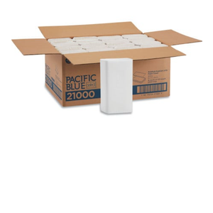 Pacific Blue® Select Multifold Paper Towels, 2-Ply, White, 2000 Towels (21000)