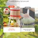 VEVOR 3.2 Gallon Fruit Wine Press, Solid Wood Manual Cider Juice Maker