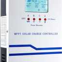 MC60A OOYCYOO MPPT Solar Charge Controller 60 amp, 12V 24V 36V 48V Auto 60A Solar Panel Charge Regulator, Max 160V Input with LCD Display for Lead-Acid Sealed Gel AGM Flooded Lithium Battery