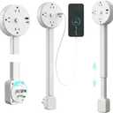 Outlet Extender Stick, 6 Outlet Rotating Power Strip, 18.6-26.4 in