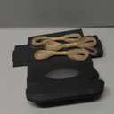 Moukiween 32 PCS Black Soap Boxes for Homemade Soap, 3.54 X 2.36 X 1.18 Inch Soap Packaging Gift boxes with Window, Small Rectangular Soap Wrapping Boxes (Black)