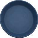 The HC Companies Flower Pot Saucers - Plastic Plant Saucer for Outdoors & Indoors - Traditional Design Plant Pot Trays for Water Drainage - Durable & Stylish Round Plant Tray (10-inch Slate Blue)