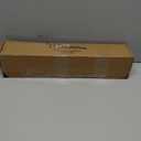 KAMANINA Black Curtain Rod 32 to 58 Inch(2.6-4.8ft), Adjustable Curtain Rods for Windows 28 to 48 Inch, 3/4 Inch Splicing Drapery Rods with Twisted Cage Finial