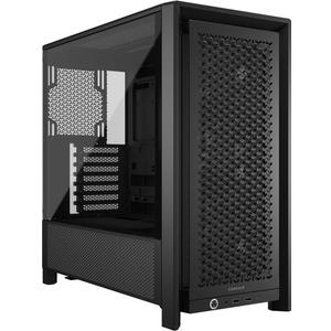 CORSAIR 4000D RS Frame Modular High Airflow Mid-Tower PC Case 3X RS Fans InfiniRail Mounting System Fits Multiple 360mm Radiators Reverse Connector Motherboard Compatible Black