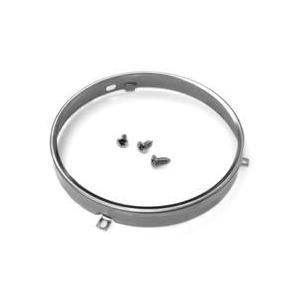 1949-1975 Headlight Assembly Retainer Ring, Stainless, 1 Inch. Check bullet points for fitment