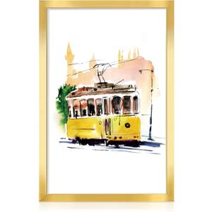 Annecy 14x20 Picture Frames (1 Pack, Gold), Simple Designed Photo Frame, For Pictures 14x20 for Wall Mounting, Classic Simple Home Office Decor