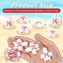 Seenelling 20 Pcs Baseball Party Favors Turtle Stress Ball Baseball Team Gifts Mini Resin Emotional Inspirational Sports Support Gift Squeeze Ball for Birthday Party Favors Team Players Fan Coworkers
