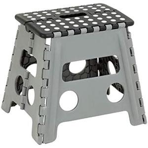 Honey-Can-Do TBL-02977 Folding Step Stool with Anti-Slip Surface, 12.8-Inch,Multicolor, 300 lbs