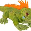 Wild Republic Iguana Plush, Stuffed Animal, Plush Toy, Kids Gifts, Cuddlekins, 15 Inches, Multi (12905)
