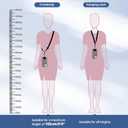 4 x CACOE Phone Lanyard 2 Pcs-1 Pcs Adjustable Neck Strap,1 Pcs Wrist Strap,4 Pads,Universal Crossbody Multifuctional Cell Phone Lanyards Compatible with Most Smartphones(Yellow)