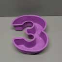 Ducodocu Large Number Cake Pan for Baking 3D Silicone Cake Mold DIY Baking Mold Novel Cake Tins for Birthday Wedding Anniversary Number of 3