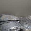 Chezmoi Collection Royale 7-Piece Jacquard Floral Comforter Set, King, Grayish Blue/Gray