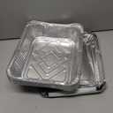 Aluminum Pans 9x13 Disposable Aluminum Foil Pans with Lids [10-Sets] Large Baking Pan Trays - Heavy Duty Tin Tray & Lid - Half Size Chafing Dishes for Roasting, Cooking, Heating or Steam