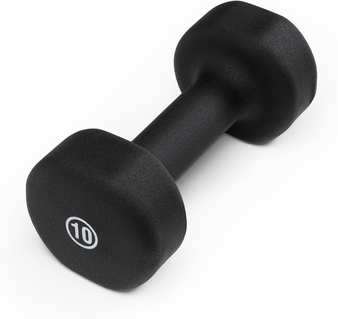 Marcy Colored Neoprene Dumbbells (I. Midnight Black - 10lb - Single)