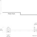 Gatco 4065 Elevate, Single Robe Hook, Brushed Brass |Wall Mounted 2" W x 2.50" H Single Robe Hook for Bathroom