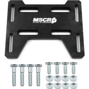 Aluminum Motor Engine Adapter Plate Compatible with Mini Bike Go Kart for Coleman 100, Doodlebug DB30,Compatible with Small 4 Stroke Engine for Honda, Tilloson 212, Briggs Stratton, Tecumseh