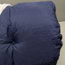 MAGIC ELEPHANT Outdoor Bench Cushion, Memory Foam Loveseat Cushion for Patio Furniture Wicker Chair, Settee Porch Swing Seat Cushion, 44 x 19 Inches (Blue)