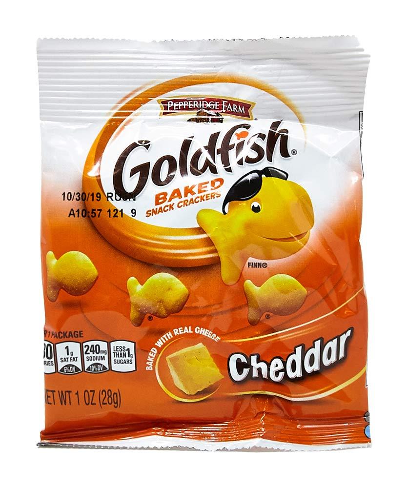 Pepperidge Farm Goldfish, Cheddar, 1 Oz, Best By 11/29/2026