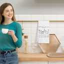 Sviojuce Floral Christian Bible Verse Kitchen Towels Decorative 16x24, Flower Inspirational Scripture God Says You are Dish Towels Cloths Dishcloths Tea Towel, Religious Bathroom Hand Towel Decor