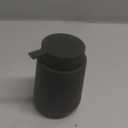 YAUKPH Matte Black Liquid Hand Soap Dispenser Plastic 11 oz - Modern Minimalist Style for Bathroom & Kitchen Countertop Refillable