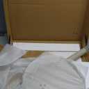 Round Side Table, C Shaped End Table for Small Spaces, Snack Sofa Table for Couch, Modern Accent Night Stand with Metal Leg for Living Room, Bedroom, Corners and Office(Rustic Oak)