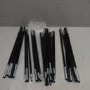 Tent Support Poles Replacement Set Fiberglass Construction Camping Equipment With Internal Elastic Cord Portable Awning Frame Rods For Outdoor Shelter 3-4.9m Length(3.3 m)