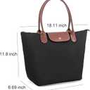 Tote Bag for Women Foldable Shoulder Bag Nylon Weekend Hobo Handbag