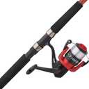 Shakespeare Tiger Spinning Reel and Fishing Rod Combo (50 Size Reel - 9' - Medium Heavy - 2pc, Tiger Catfish Mossy Oak)
