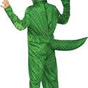 Disguise PJ Masks Gecko Costume for Toddlers, Official PJ Masks Costume Jumpsuit, Large (4-6)