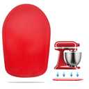 Mixer Slider Compatible with Kitchen aid Bowl Lift 4 .5-5 Qt Stand Mixer Pine Wood - Kitchen Countertop Storage Mover Sliding Caddy for Kitchen Aid 4 .5-5 Qt Mixer (4 .5-5 Qt -Red)