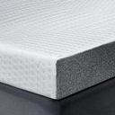 HOMRELEXA Firm Cooling Mattress Topper Queen Size 3 Inch, Cooling Gel & Bamboo Charcoal Memory Foam Mattress Topper for Back Pain Relief, Dual-Layer Foam Bed Pad with Removable Cover