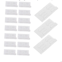 Mikikit 40pcs Holiday Lights Outdoor Clips Outdoor String Lights Sticky Cable Clips