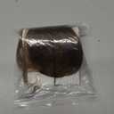 ELEFOCUS Clip in Bangs Real Human Hair 6# 100% Human Hair French Bangs Fake Bangs Hair Clip on bangs for women Fringe with Temples Hairpieces Curved Bangs for Daily Wear (Brown)