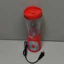 Mueller Smoothie Blender for Smoothies - Personal Blender for Shakes, Frozen Drinks, Baby Food & More, 15oz Travel Cup and Lid, Durable Stainless Steel Blades for Powerful Blending Performance, Red