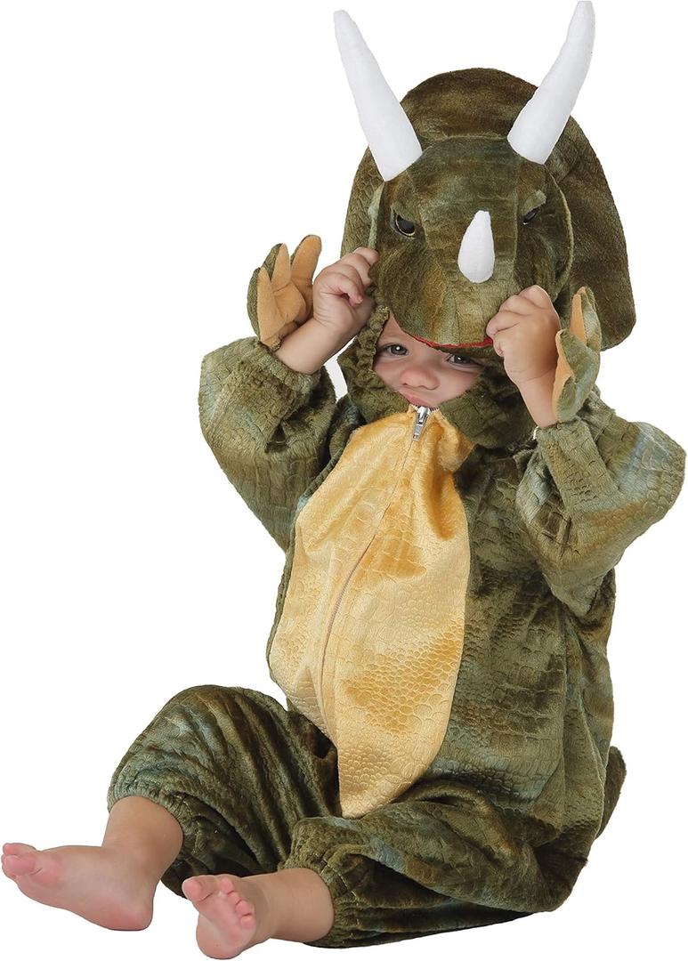 Baby Jurassic Dinosaur Costume - Infant Toddler Costume (12-18 Months, Triceratops)