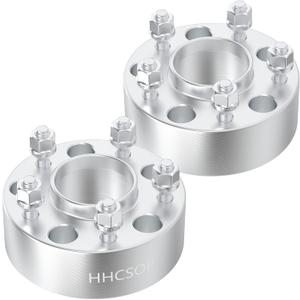 HHCSOP 5x4.5 Wheel Spacers 2 inch, Compatible with Ford Mustang Ranger Edge Explorer Crown Victoria | Lincoln Aviator Town Car Mark 7, 2PCS 5x114.3 Wheel Adapters Hub Bore 70.5mm with 1/2" x20 Studs