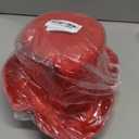 Top Hat for Men Women Adult, Magician Victorian Pilgrim Theatrical Clown Bowler Tailcoat, Cosplay Costume (Red)