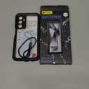 Lanhiem for Samsung Galaxy A25 5G Phone Case, IP68 Waterproof Dustproof, Built-in Screen Protector, Rugged Full Body Shockproof Protective Cover for Samsung A25 5G /4G 6.5", Black/Clear