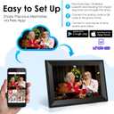 Digital Picture Frame 10.1 Inch HD Touch Screen Digital Photo Frame WiFi Enabled,16GB Storage,Auto-Rotate,Instant Sharing via Smartphone apps& Family Bonding-Gift Appeal