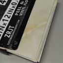 40-Pack Peel and Stick Floor Tiles Vinyl Floor 12 x 12 inch Self Adhesive Waterproof Flooring Planks DIY for Bathroom, Kitchen, Living Room, RV, Cover 40 Sq. Ft, Ivory Beige Vein Marble