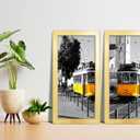 LaVie Home 10x20 Picture Frame Gold, Panoramic Picture Frame for Wall Decoration, Classic Gold Minimalist Style Suitable for Decorating Houses, Offices, Hotels（1 Pack）
