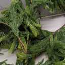 Realistic Pine Needle Garland Faux Evergreen Vine Plastic Christmas Holiday Wall Decor for Party Seasonal Festive Decoration