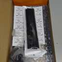 NBTEPEM 27 PCs Black Bling Car Accessories Set for Women, Steering Wheel Covers Universal Fit 15 Inch, Bling License Plate Frame, Bling Phone Holder, Bling Car Coasters (Black Diamond)