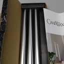 CANDWAX 10 inch Silver Taper Candles Set of 3 - Christmas Candles Taper Dripless - Tall Long Burning Fragrance-Free Silver Candlesticks