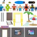 Roblox Action Collection - Arsenal: Operation Beach Day Deluxe Playset [Includes Exclusive Virtual Item]