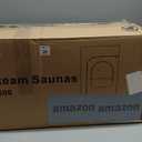 Portable Sauna Box for Home, Personal SPA Steam Sauna with 10 Min Fast Heating & 9 Levels Heat, Warm Sauna Tent with 3L/1200W Steamer, Folding Chair, Remote Control for Body Relaxation,32" x 32" x 71" (Black)