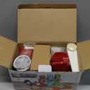 Cambom Rotary Cheese Grater Hand Crank Cheese Shredder for Fresh Cheese, Vegetable, Nuts,Non-slip Suction Base, Free Cleaning Brush Three Blades, Red